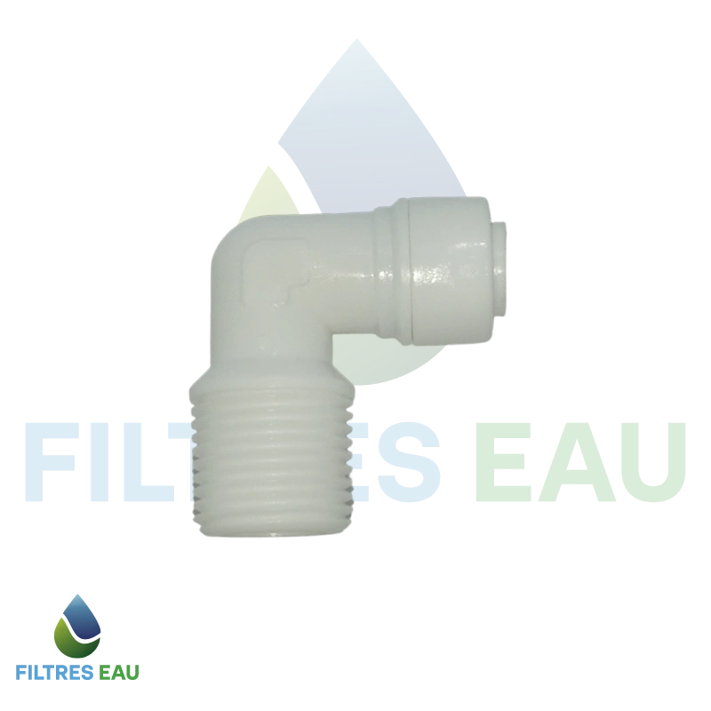 Raccord Coude Pompe pour Filtre à eau 1/4"