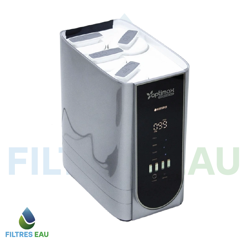 Filtre à Eau Osmoseur Compacte OPTIMAX Digital – Premium 400 GPD