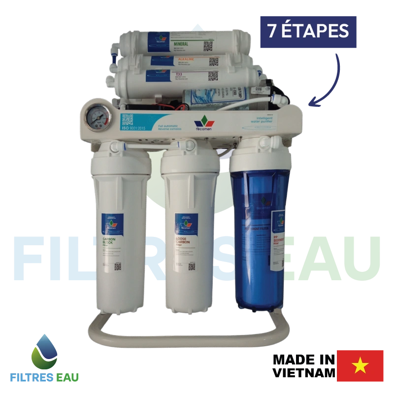 Filtre à eau Osmoseur TECOMEN 7 Étapes