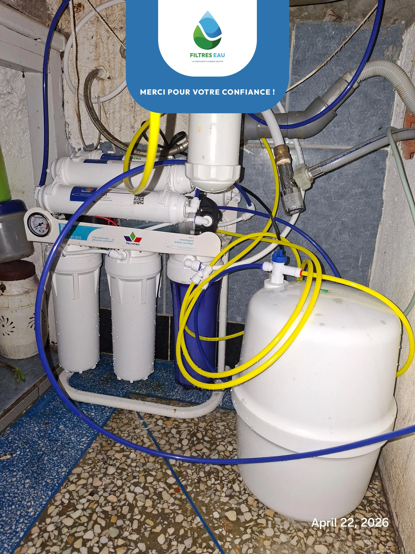 filtre à eau domestique au Maroc